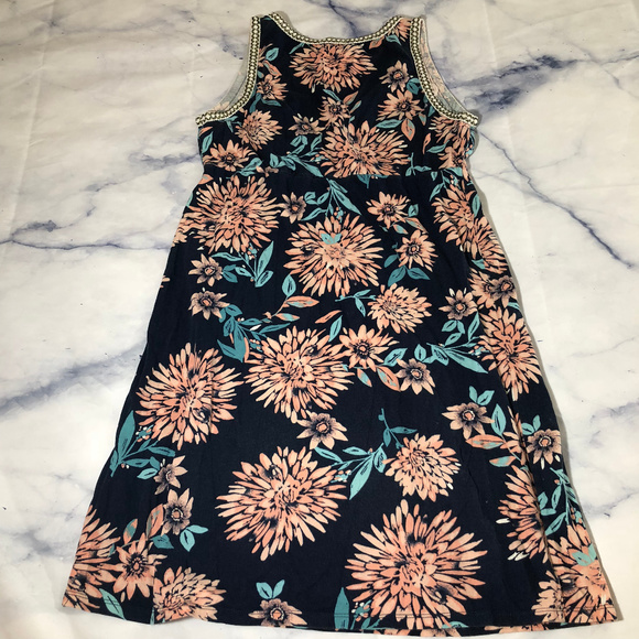 Lucky Brand Blue & Pink Floral Sleeveless Dress - Picture 8 of 8